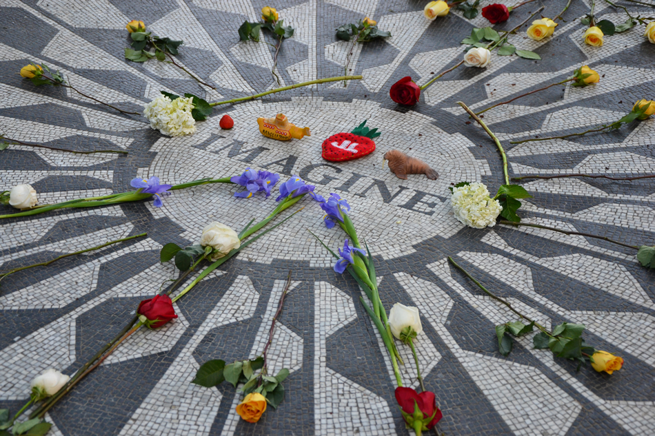 The Imagine Mosaic in Strawberry Fields 